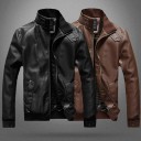 Veste en cuir pour homme F1094 1