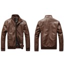 Veste en cuir pour homme F1094 3