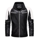 Veste en cuir pour homme F1125 2