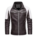Veste en cuir pour homme F1125 2