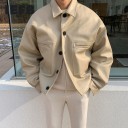 Veste en cuir pour homme F1140 1