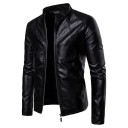 Veste en cuir pour homme F1230 1