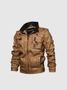 Veste en cuir pour homme F1248 3