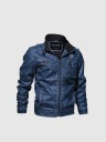 Veste en cuir pour homme F1248 4
