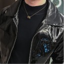 Veste en cuir pour homme F1308 2