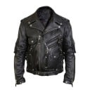 Veste en cuir pour homme F341 1