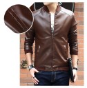 Veste en cuir pour homme J2741 3
