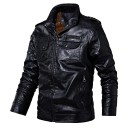 Veste en cuir pour homme S23 8