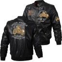 Veste en cuir pour homme S34 1