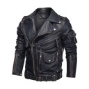 Veste en cuir pour homme S54 4