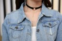 Veste en jean à manches courtes pour femmes 3