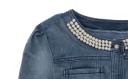 Veste en jean élégante pour femmes avec dentelle 4