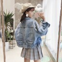 Veste en jean pour femmes P2102 4