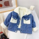 Veste en jean pour fille L1886 2