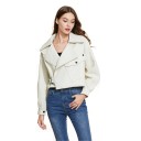 Veste femme en simili cuir A1826 2