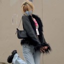 Veste femme en simili cuir P1974 2