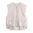 Veste femme unie avec fermeture éclair et poches Veste pratique et stylée en polyester disponible en différentes couleurs pour un usage 5