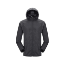 Veste imperméable unisexe légère avec capuche fermeture éclair polyester spandex pour protection contre la pluie et usage extérieur 9