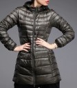 Veste longue femme en duvet de canard J3270 5