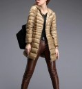 Veste longue femme en duvet de canard J3270 10
