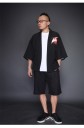 Veste pour homme avec imprimé de hérons - Noir 1