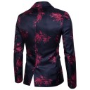 Veste pour homme avec imprimé feuilles J1512 6