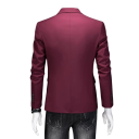 Veste pour homme élégante Veste unie respirante pour homme avec poches et bouton Veste stylée pour le travail et les loisirs 3