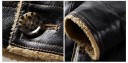 Veste pour homme en simili cuir avec fourrure J2044 4