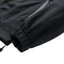 Veste pour homme pour le printemps et l'automne Conception coupe-vent Avec capuche Fermeture éclair Poches pratiques Conception en polyester résistant 2