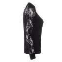 Veste printemps/automne pour femme avec dentelle J1039 11