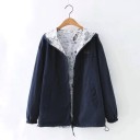 Veste réversible stylée pour femmes J801 5