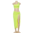 Vestido assimétrico de dois peças 1