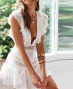 Vestido blanco con volantes 5