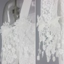 Vestido branco rendado de luxo 6