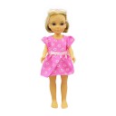 Vestido con lazo para muñeca 3