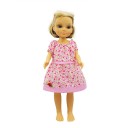Vestido con lazo para muñeca 6