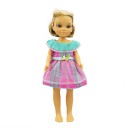 Vestido con lazo para muñeca 2