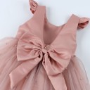 Vestido de baile para meninas com laço 2