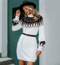 Vestido de cuello alto y manga larga 1