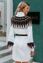 Vestido de cuello alto y manga larga 3