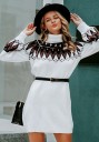 Vestido de cuello alto y manga larga 4