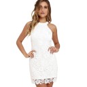 Vestido de encaje sin mangas A2502 1