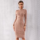 Vestido de festa com mangas longas 2