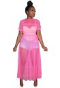 Vestido de gasa transparente 4