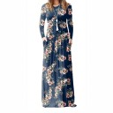 Vestido de manga larga con estampado floral 3