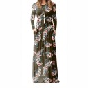Vestido de manga larga con estampado floral 6