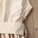 Vestido de menina com cinto 4