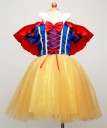 Vestido de menina com coroa - Branca de Neve 1