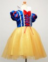 Vestido de menina com coroa - Branca de Neve 2