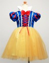 Vestido de menina com coroa - Branca de Neve 3